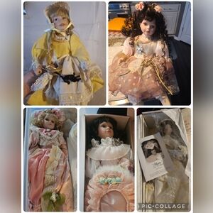 Vintage Porcelain Dolls Collection